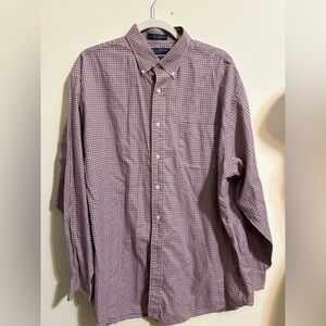 Daniel Cremieux‎ Men’s XL Classics red 
Gray striped cotton button-down shirt